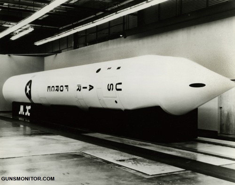 MX missile. 1980 Tribune file photo.